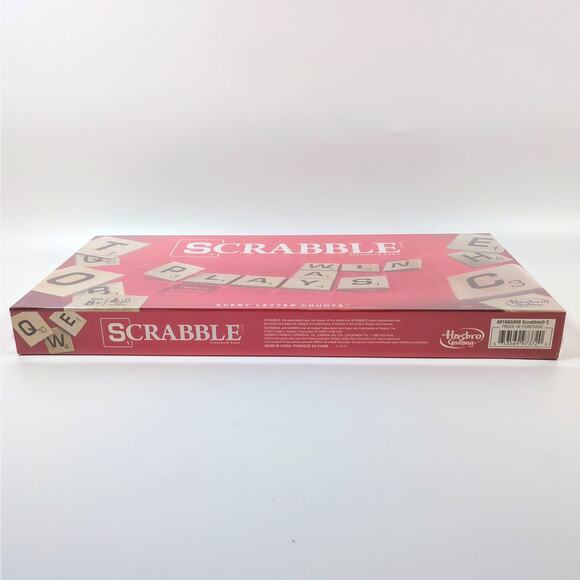 Classic Scrabble Crossword Board Game Hasbro 2013 Family Word Fun New Sealed - Picture 4 of 5